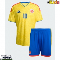 Colombia James Rodriguez #10 Replica Home Minikit World Cup 2026 Short Sleeve (+ pants)